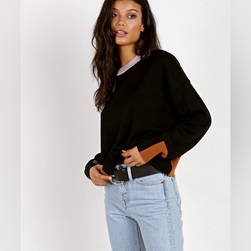 M.A.P cashmere blend Color block sweater women’s size XS